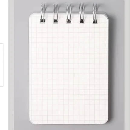 Mini Grid Notepad with Flip Binding