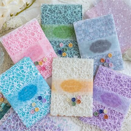 Mixed Material Material Paper Romantic Series Deco Sheets