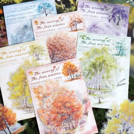 Twilight PET Sticker Pack Four Seasons Scenery Series